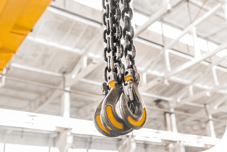 Lifting operation on site